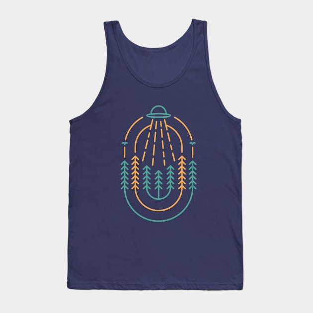 Ufo Invasion Tour to Nature 3 Tank Top by VEKTORKITA